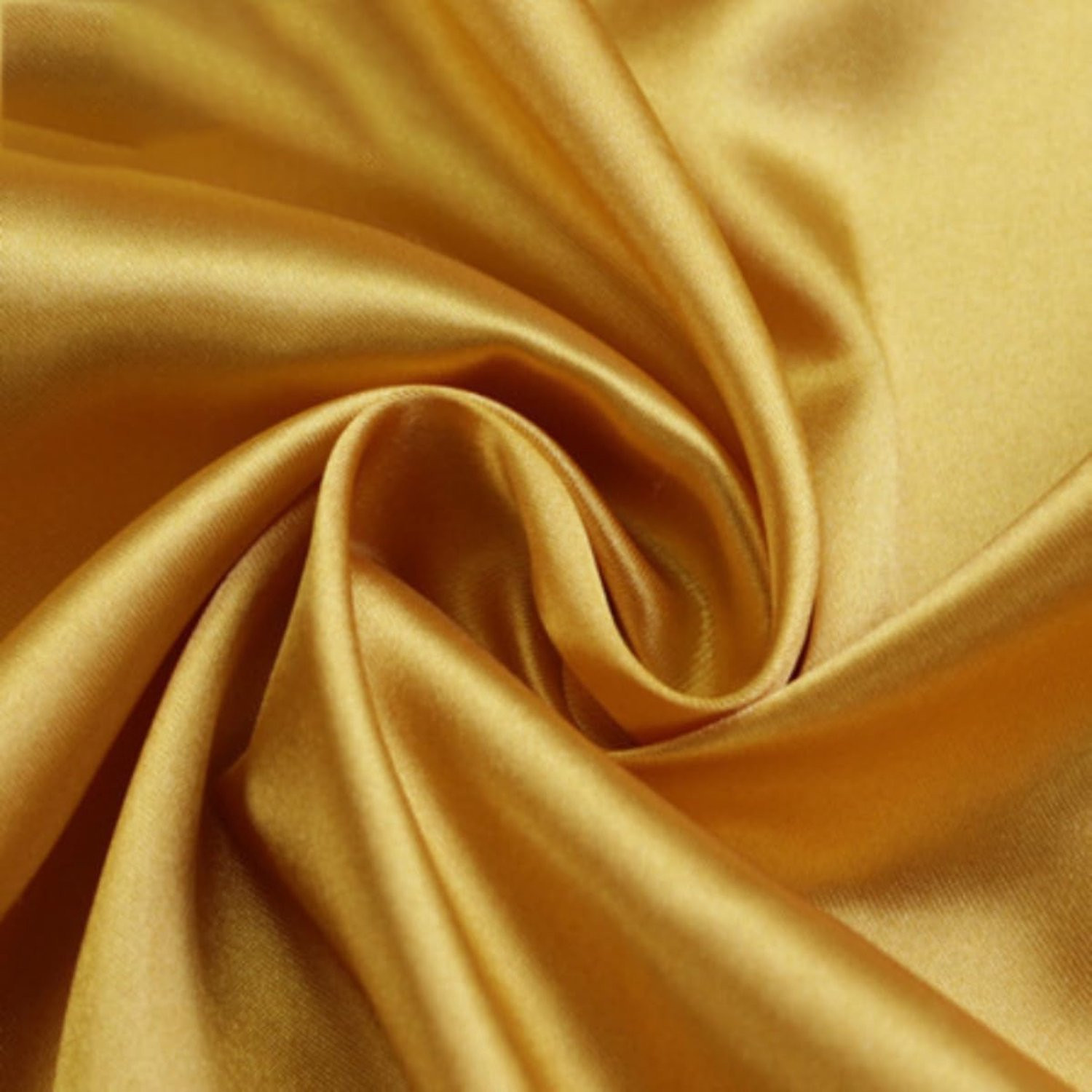 Gouden satijnen stof van polyester voor kleding en decoratie, 5 m x 150 cm