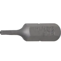 BGS Bit Antrieb Außensechskant 6,3 mm (1/4") T-Profil (für Torx) mit Bohrung T7 - 2436
