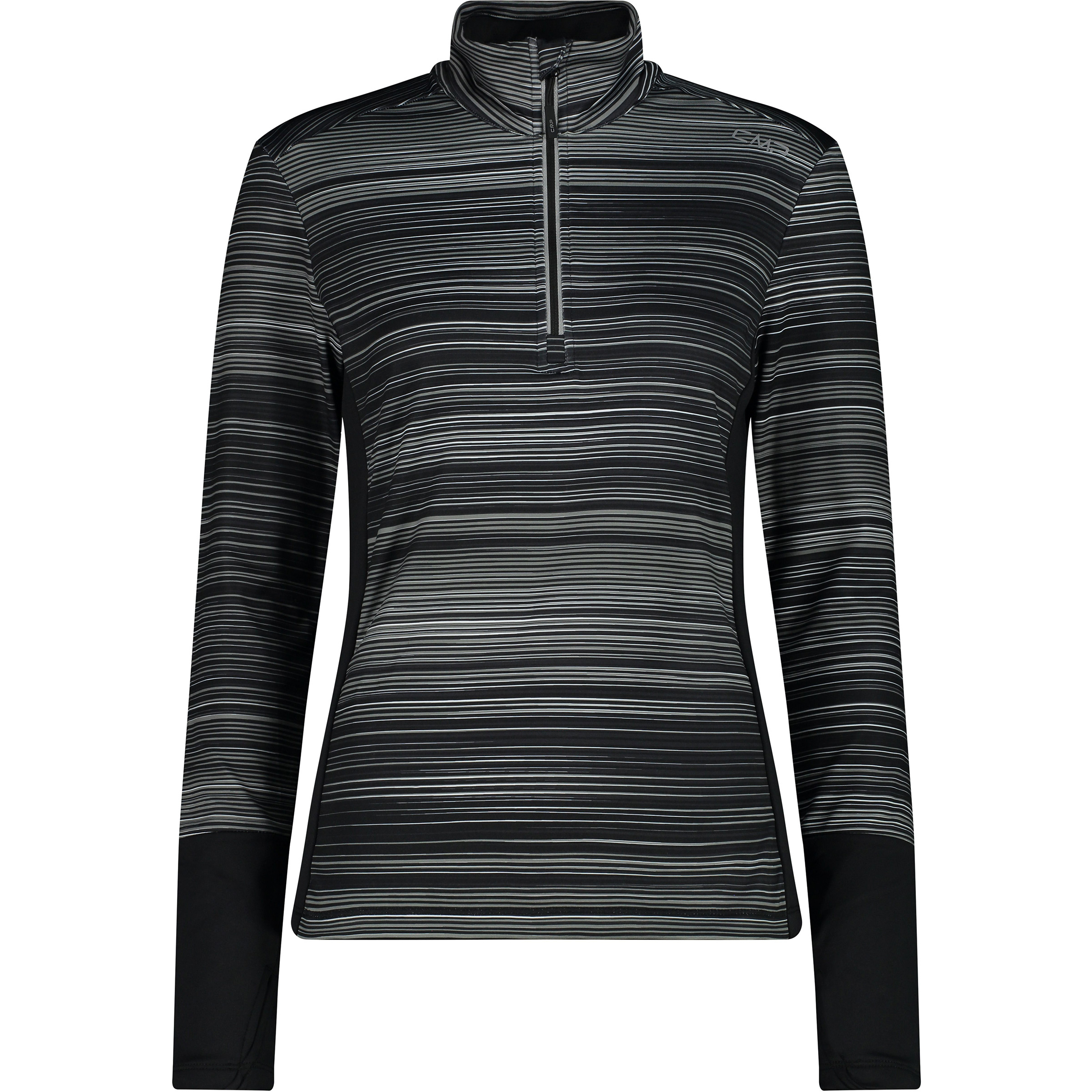 CMP Damen Pullover schwarz Größe XXS Skifahren Elastisch
