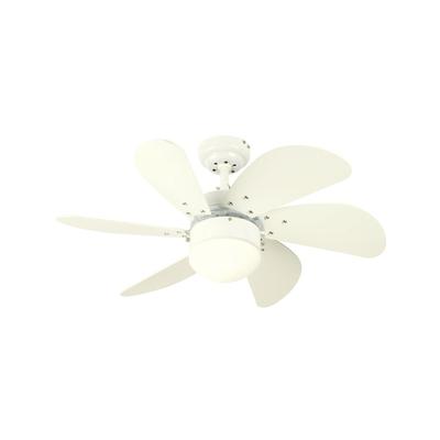 Westinghouse Deckenventilator Turbo Swirl Weiß 76 cm mit Licht 76