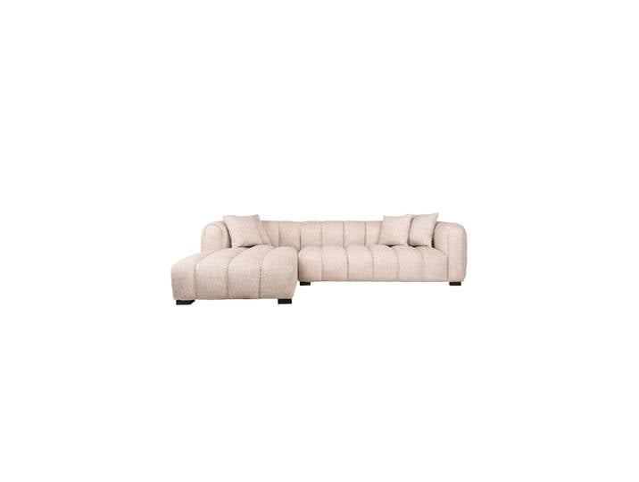 Hochwertiges Design Ecksofa „Novaro“ Cream Tweed Richmond Interiors