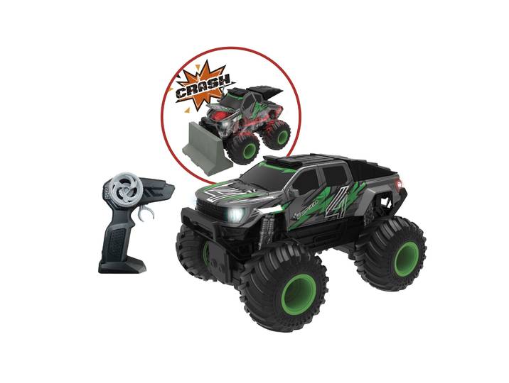 Voiture Télécommandée Monster Truck Crash Effet SILVERLIT