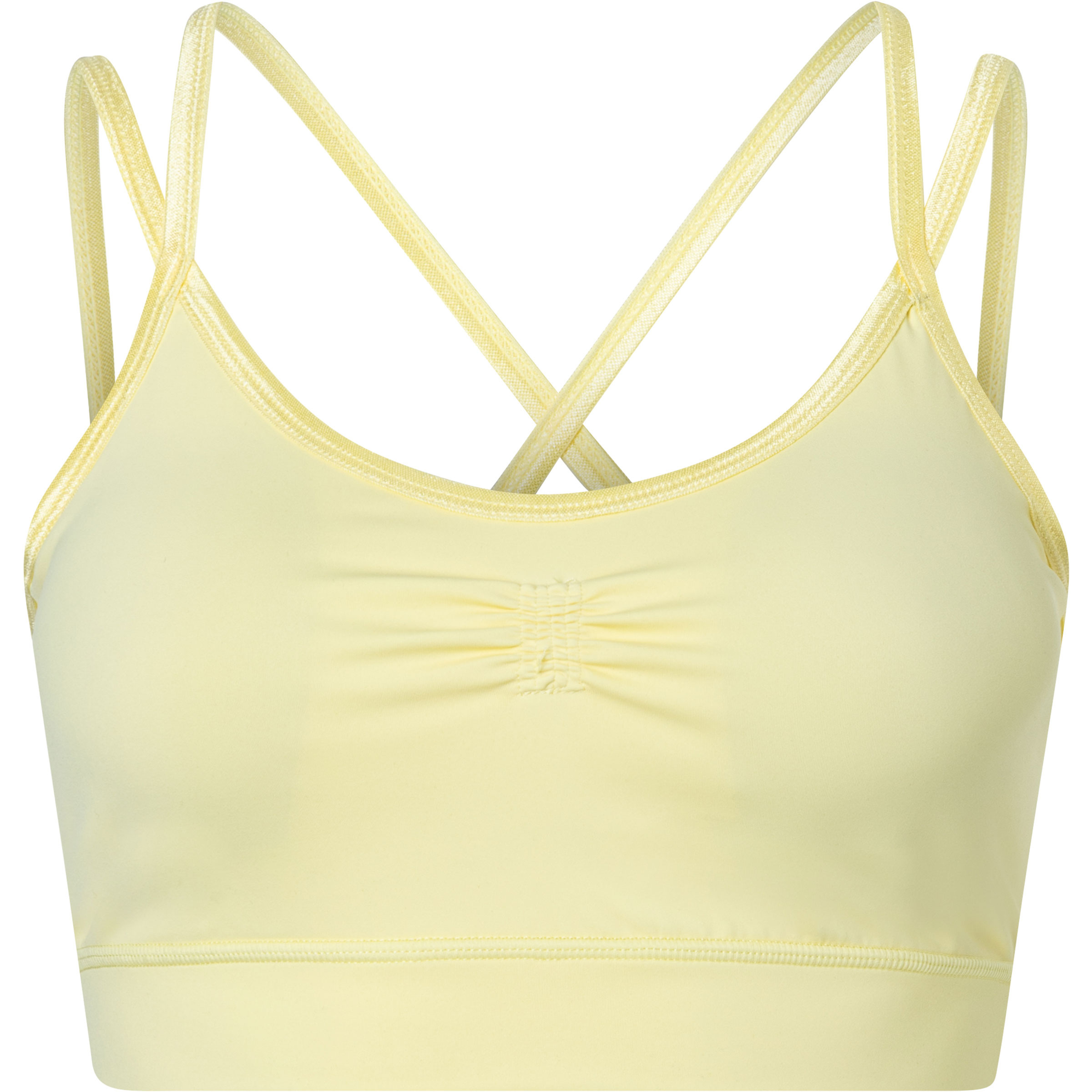Mandala Studio Sport BH Damen Sport-BHs beige Größe M Yoga Elastisch