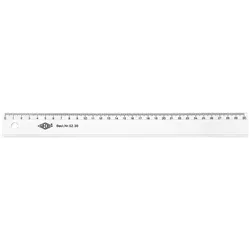 Wedo 52 30 Schreibtisch-Lineal 300 mm Kunststoff Transparent 1 Stück(e)