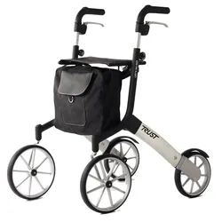 Trust Care Outdoor Rollator Let's Go Out schwarz/silber