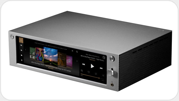 Rose RS201E Netzwerkspieler und Vollverstärker *silber* RS42002