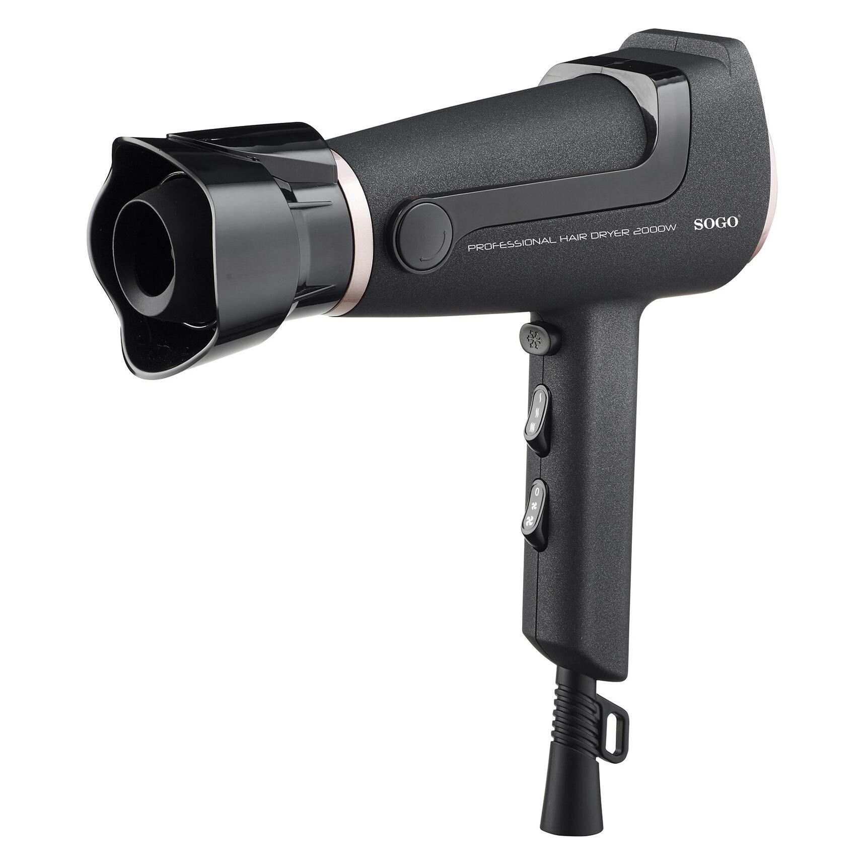 Sogo Professional Hair Dryer with hanger and frame for hands-free (2000 W) (SOGO109)