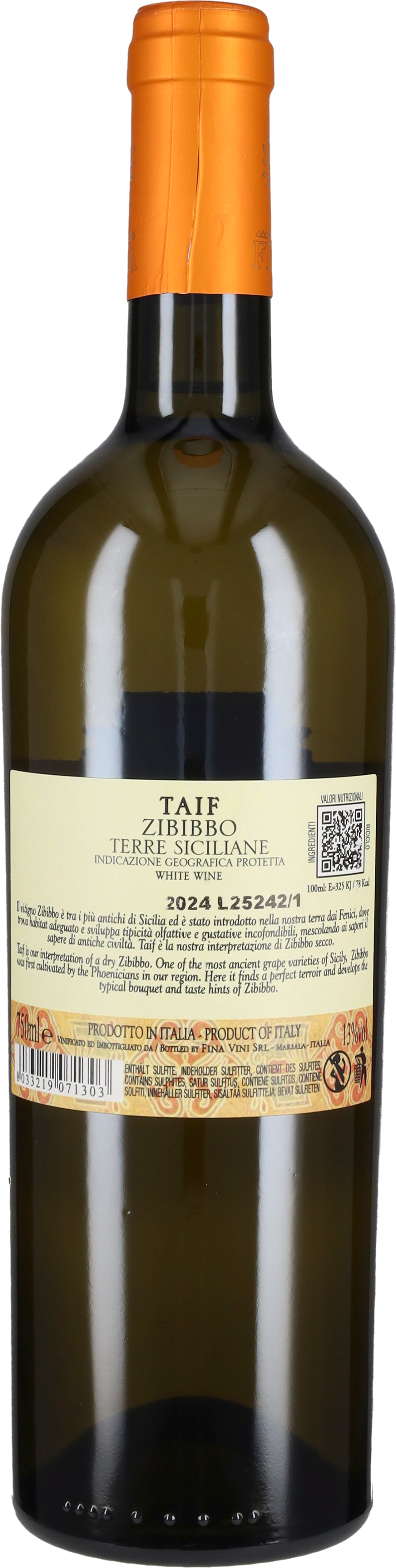 Zibibbo Secco 'Taif' Cantine Fina 2025