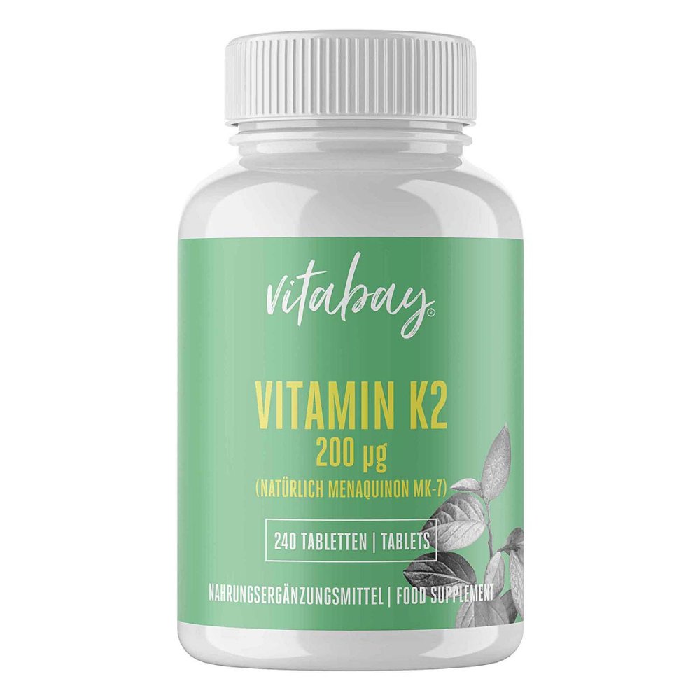 Vitabay CV Vitamin K2 200 mg Mk-7 vegan Tabletten 18210146