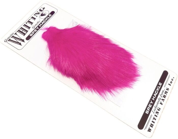 Whiting Spey Hackle Hen Cape-Fl. Pink