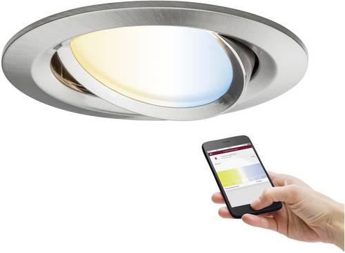 Paulmann 92961 LED-Einbauleuchte LED 6W Eisen (gebürstet)
