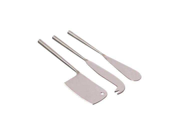 ERNST Lot de couteaux à fromage Ernst 3 pièces Argent