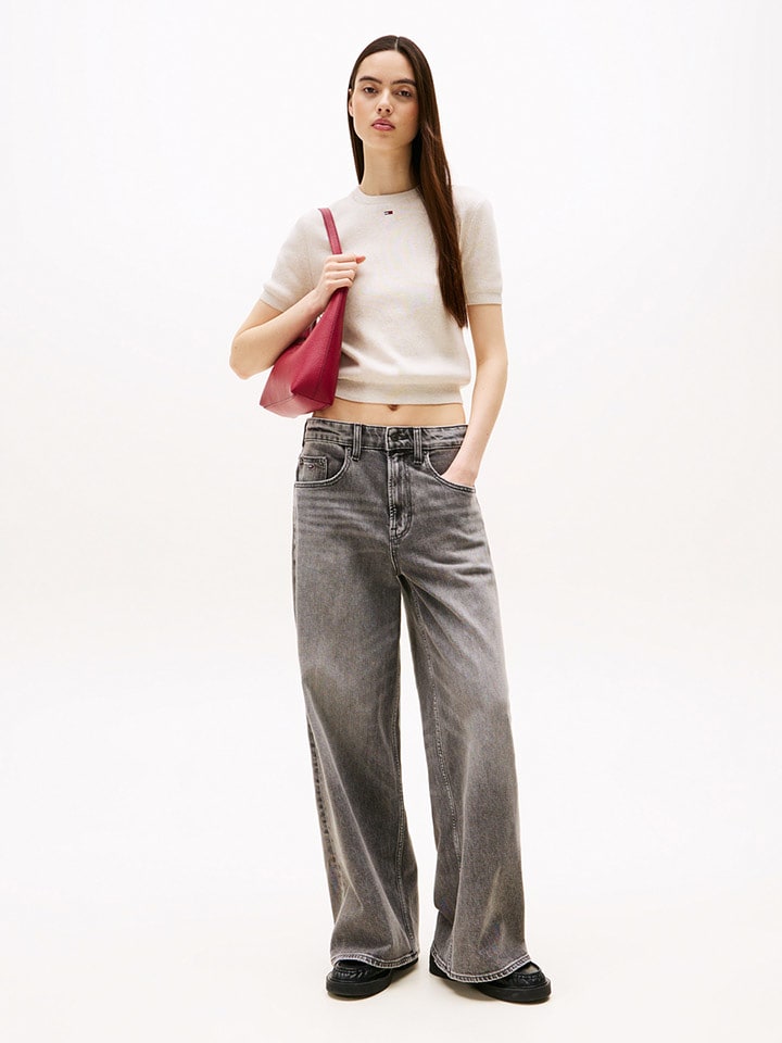 TOMMY JEANS Pullover in Creme - XS