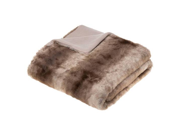 Atmosphera Createur d´interieur Tagesdecke Grizzli 120/160 cm, Braun, Rechteckig, 160x120 cm, Heimtextilien, Bettwäsche & Leintücher, Tagesdecken