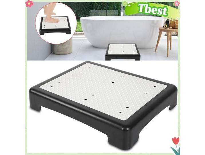 Marchepied - TBEST - Tabouret d'étape - Antidérapant - Grande plateforme - Portable