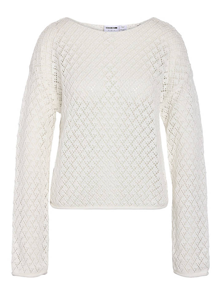 Noisy may Pullover in Weiß - S