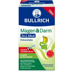 BULLRICH Magen & Darm 2in1 Akut Pulversticks 12 St Beutel