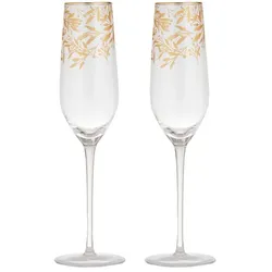 ladelle Champagnerglas Comet 2tlg. Glas Gold