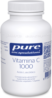 Pure Encapsulations Vitamina C 1000 Ácido L-ascórbico 90 cápsulas