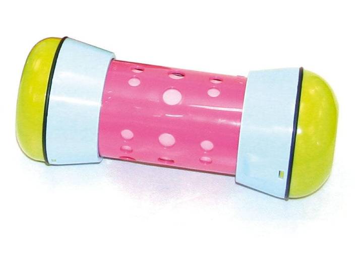 Futterspender Pipolino M , bunt (gelb, rosa, weiß), B:10cm H:10cm T:25cm, Futterautomaten, Futterspender