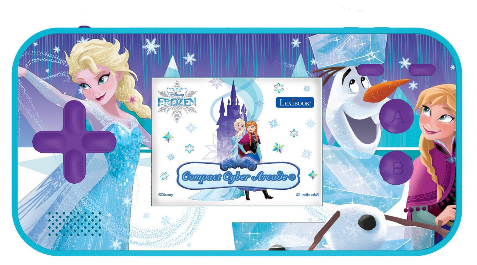 Lexibook Disney Frozen Compact Cyber Arcade handheld spelconsole met 150 spellen en 2,5-inch kleurenbeeldscherm