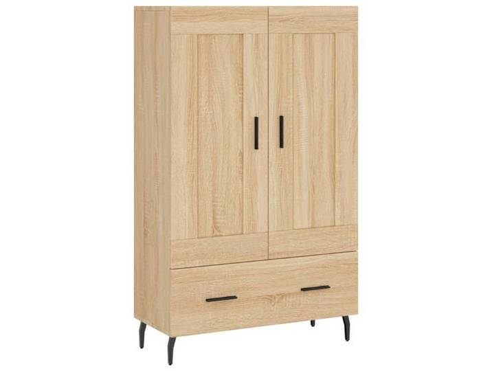 ESTINK® Buffet haut de design moderne - Commode salon - chêne sonoma 69 5x31x115 cm - bois d'ingénierie @@4028