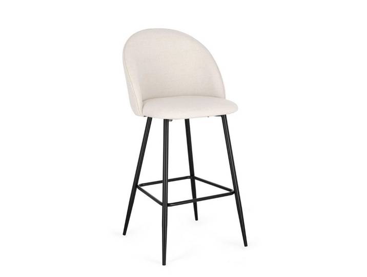 Feeling4Home Barhocker New Tanya 2er-Set aus Stoff, Eis