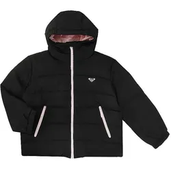 Roxy, Mädchen, Skijacke, Kid's Snowyhill Puffy Girl (140, 146), Schwarz