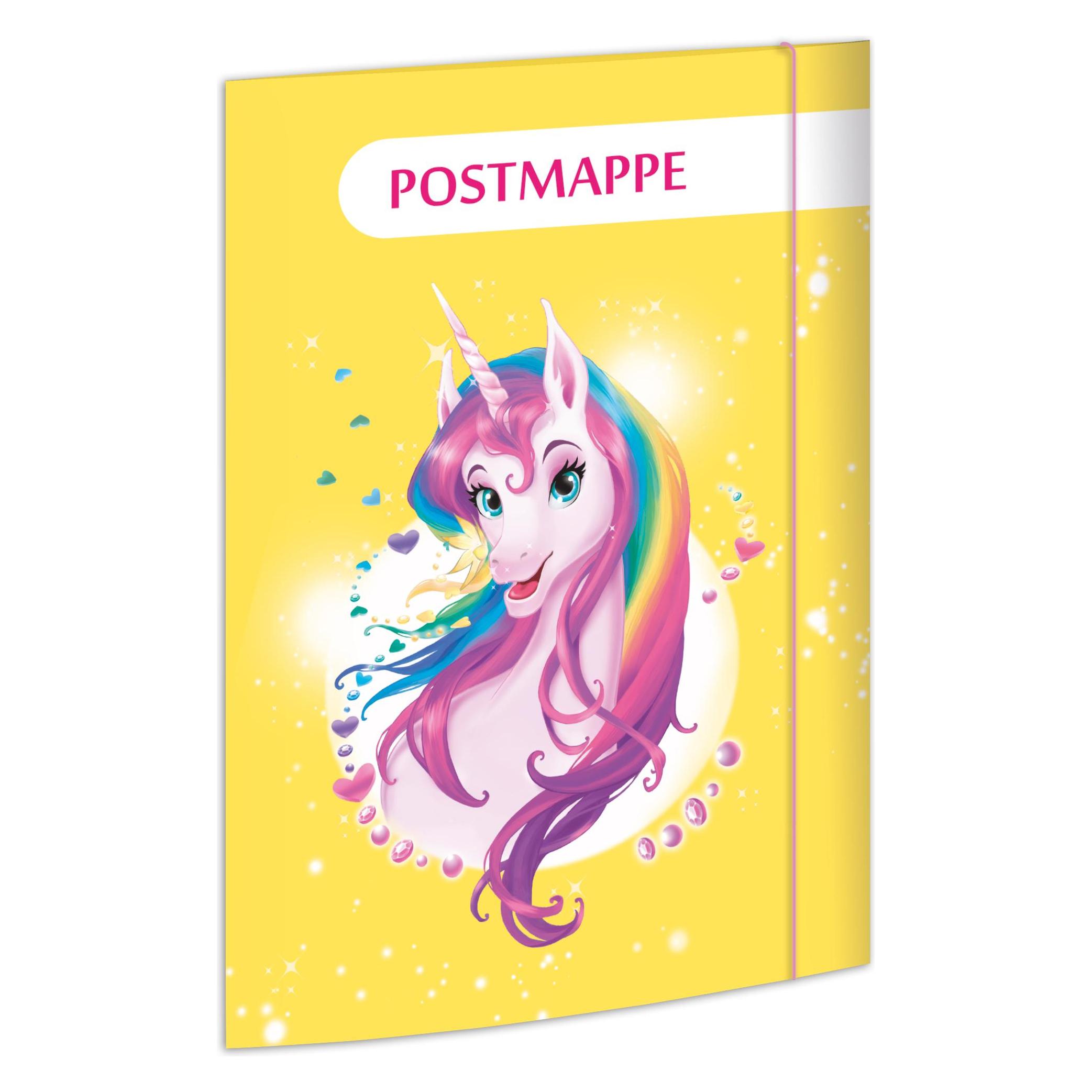 Rnk Verlag Sammelmappe Postmappe DIN A4 Einhorn (A4, 1x) (46334)