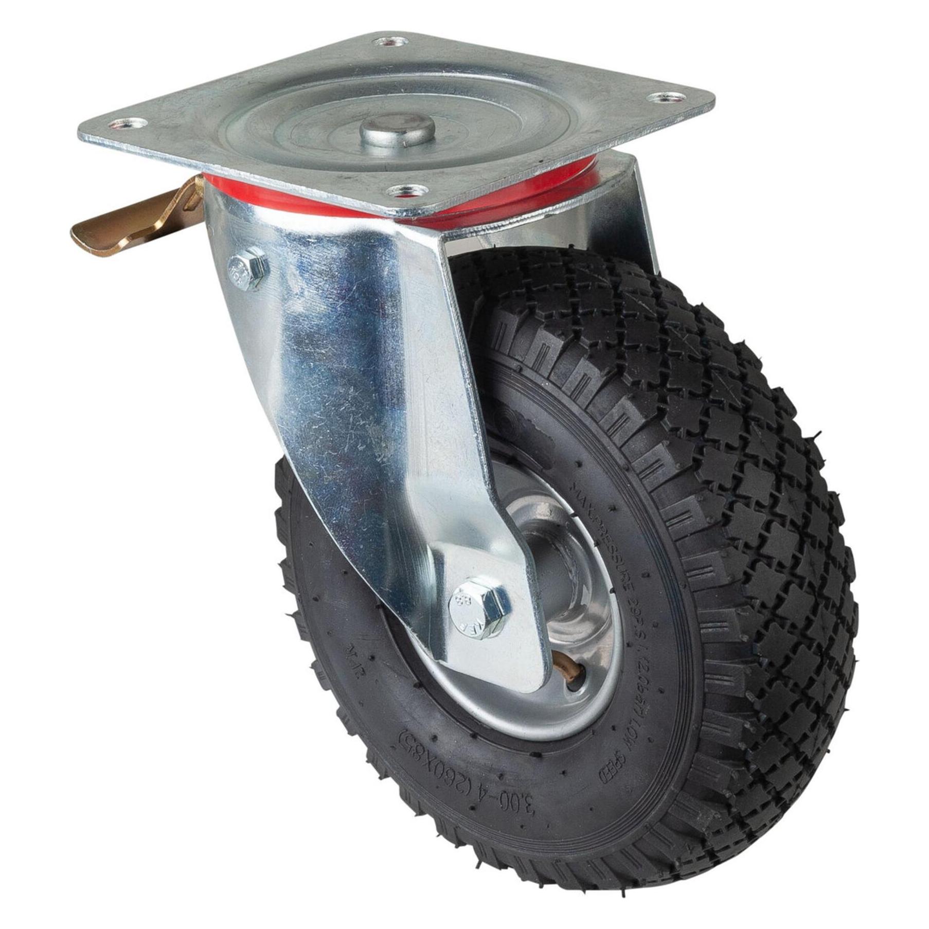 BS Rollen Transportrolle L420.C90.261 Lenkrolle mit Totalfeststeller, Raddurchmesser 260 mm (79405332)