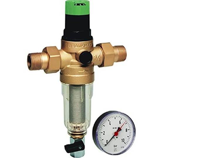 4work&home FK06 1 Druckminderer + Manometer Afriso Rückspülfilter Resideo