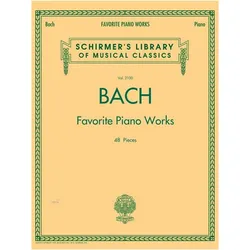 Bach Favorite Piano Works, Fachbücher von Johann Sebastian Bach