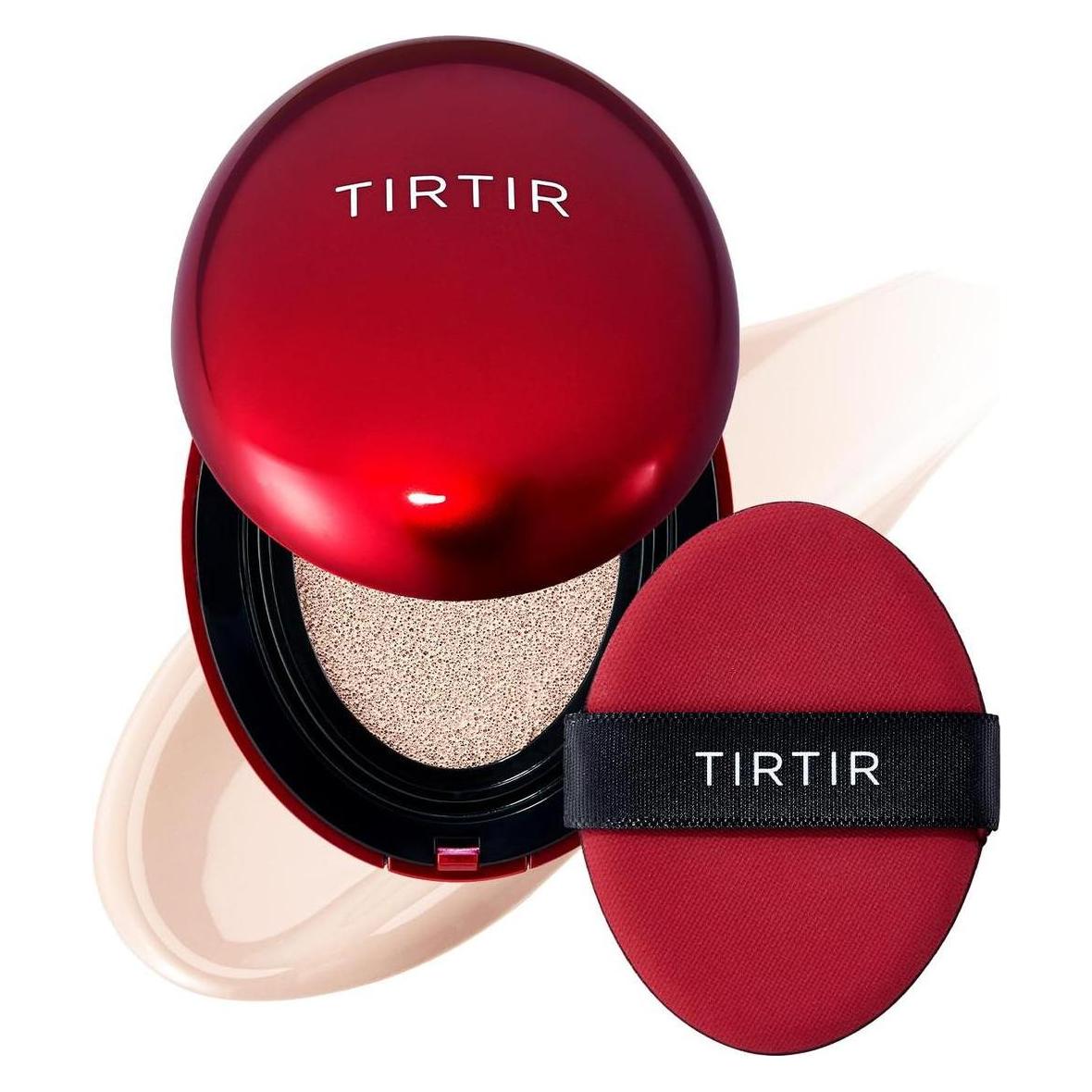 TirTir Mask Fit Red Cushion Foundation - Full Coverage, schwerelos, Skin Fit (13N Helles Elfenbein) (A1202S)