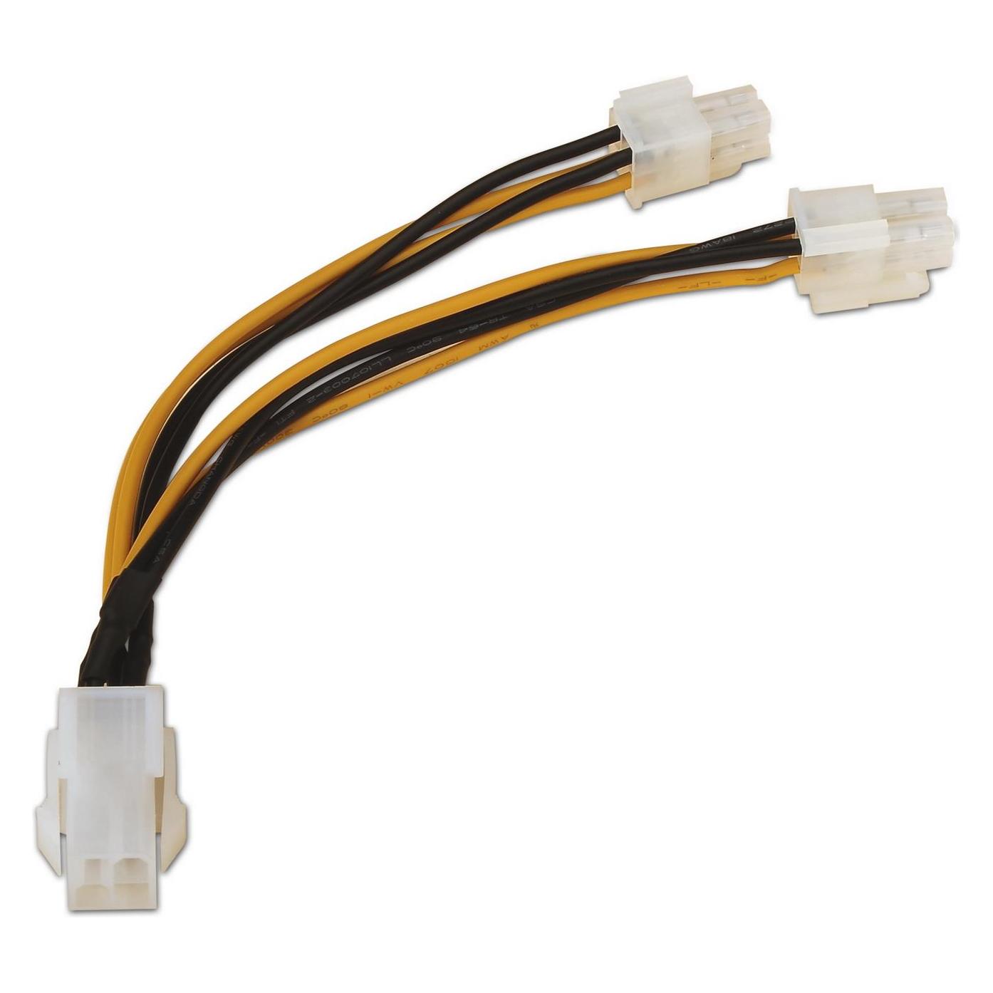 Aisens CABLE ALIMENTACIÃ?N 4PIN H-4 4PIN M 15CM (15 cm, 4 pin PWM) (A131-0166)