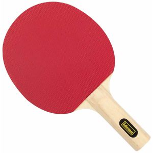 Idena Tischtennisschläger Anfänger, aus Holz, rot/schwarz
