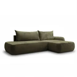 ECKSOFA GOYA mit Schlaffunktion und Bettkasten, Rechte, Perfect Harmony 39