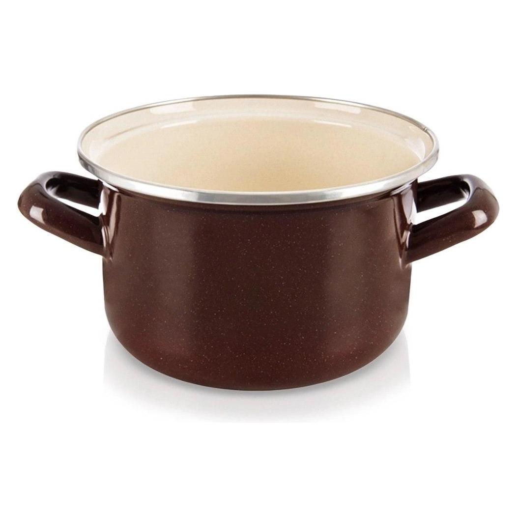 Lumarko Garnek emaliowany BROWN 16 cm, 1,4 l (Kochtopf) (63883731)