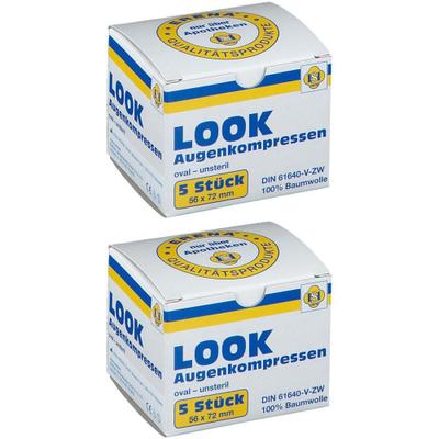 Look Augenkompressen 2x 2x5 St Kompressen