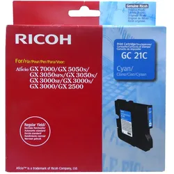 Ricoh 405533 (405533) Druckerpatrone – cyan – ohne Umkarton