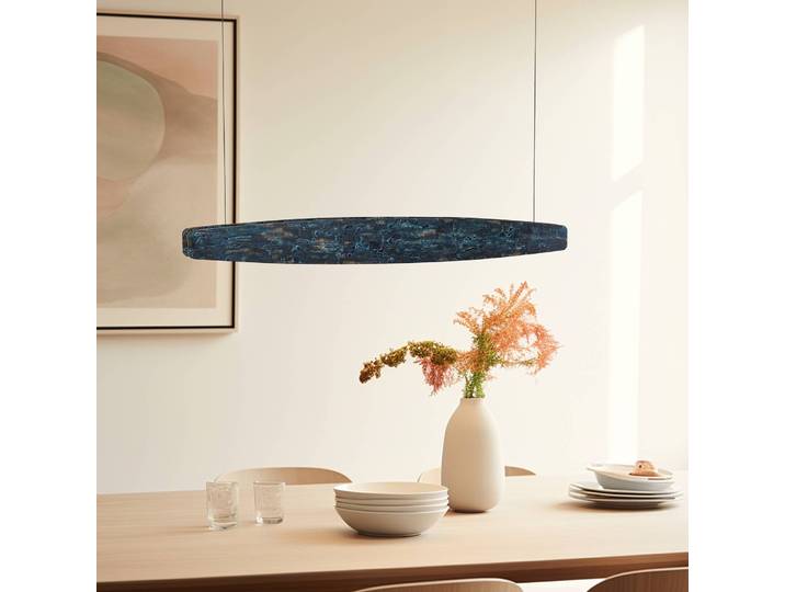 Hängeleuchte Lysia Quitani, dimmbar, alu / grau / zink, für Küche, Aluminium, Modern