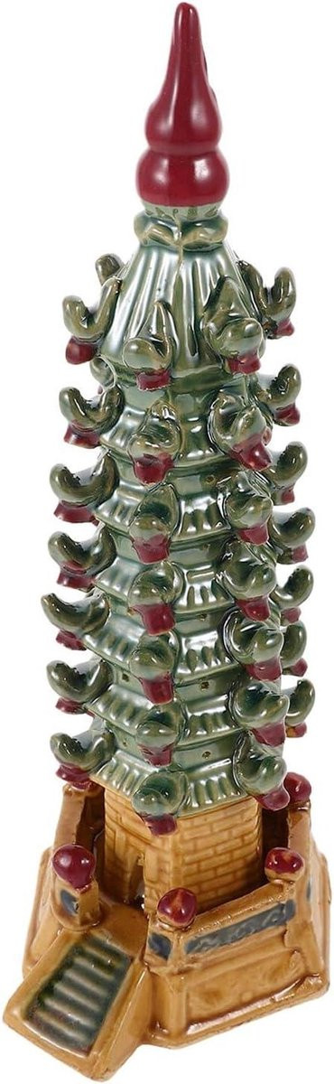Kleurrijk Feng Shui Toren Beeldje voor Bureau Decoratie, Hoogte: 21 cm