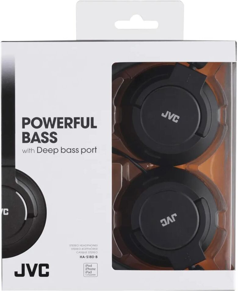 JVC Ha-S180 Black / Auriculares Ligeros