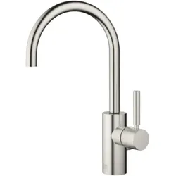 Dornbracht Meta Einhandmischer 33560661-06 mit Ablaufgarnitur, Ausladung 167 mm, platin