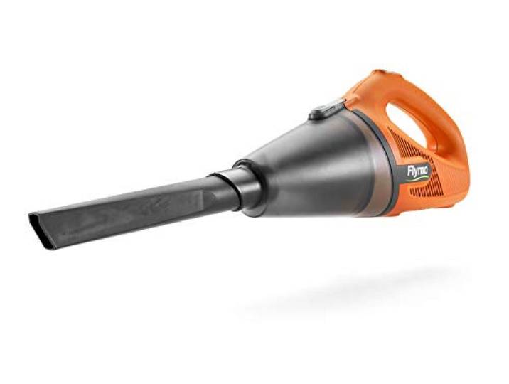 Flymo SimpliVac Li Akku-Staubsauger - Leichter 18V Li-Ion Akku integriert (inkl. Ladegerät), kraftvolle Saugkraft, nasser und trockener Schmutz, inkl. Dockingstation und austauschbaren Köpfen