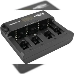 Ansmann Akkuladegerät Power Line 5 PRO f.4 Akkus o.Akkus Powerline 5 Pro