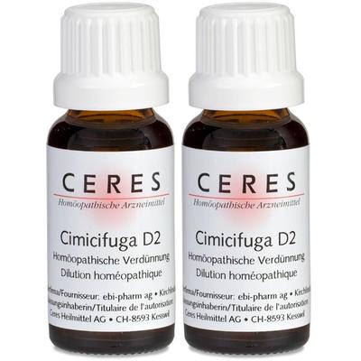 Ceres Cimicifuga D 2 Dilution 2x 2x20 ml