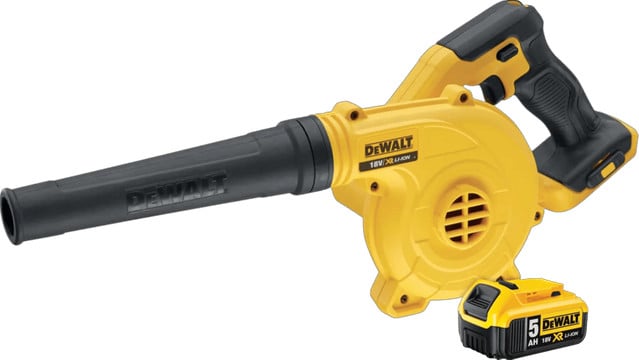 DeWalt DCV100-XJ met DeWalt DCB184-XJ accu