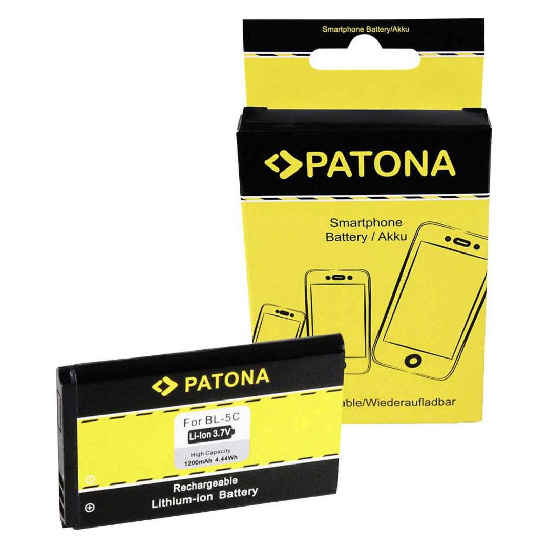 Patona BL-5C 6600/3100/7610/6230 Kamera-Akku ersetzt Original-Akku (Kamera) BL-5 (Kamera Akku) (B6545)