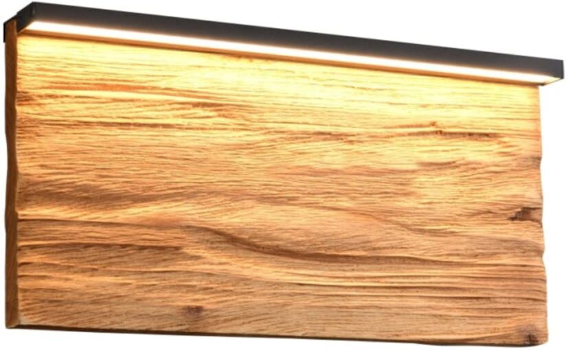 Trio Lighting Applique en bois Marron 30x8x15cm