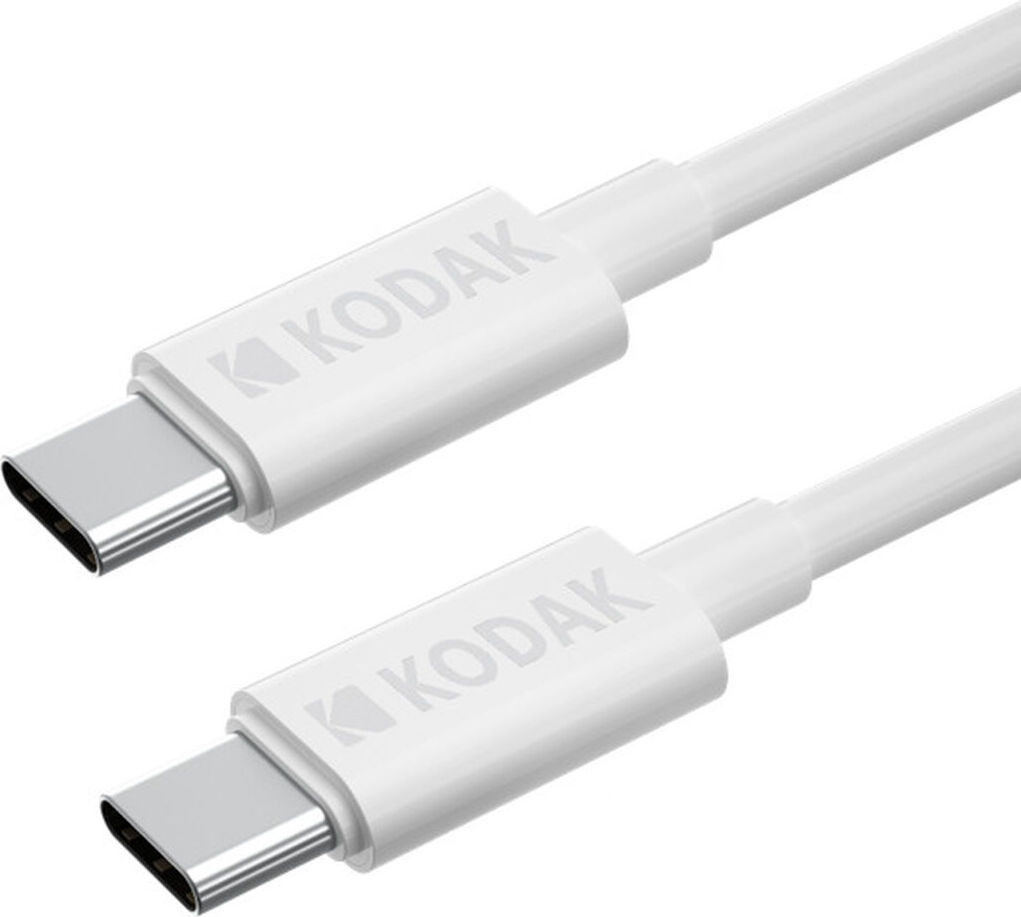 Kodak USB-C naar USB-C kabel, 1 meter, 0,48 Gbit/s, wit